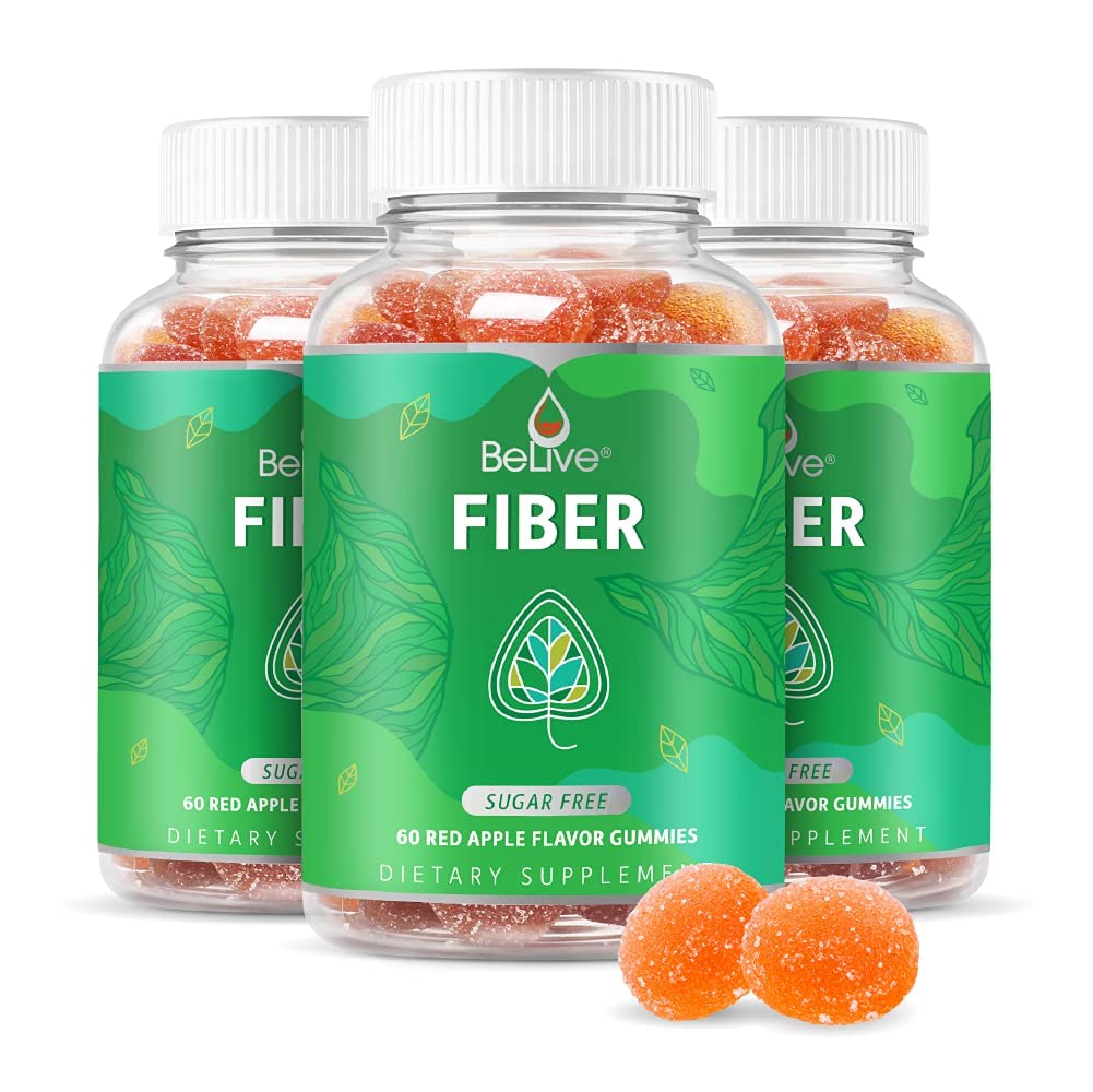 BeLive Fiber Gummies Gummy, 180 Count