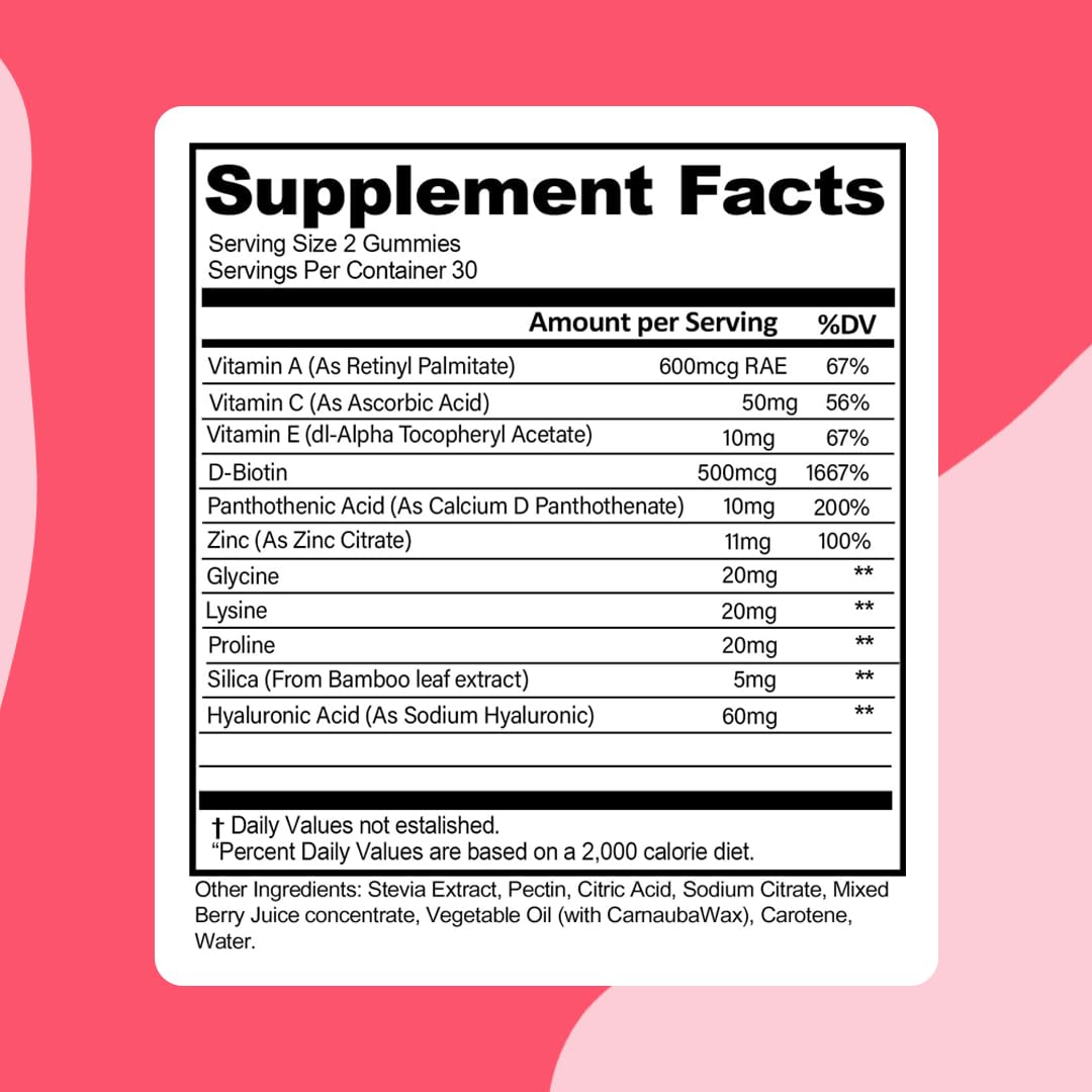 Earth & Elle Vegan Collagen Booster Gummies for Women with Biotin and Vitamins, 60 Count