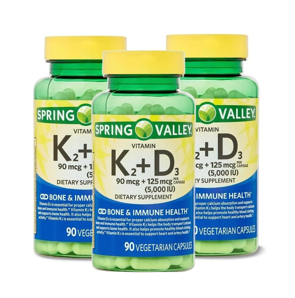 Unique Bundle Store Vitamin D3 K2 5000 IU Capsule 270