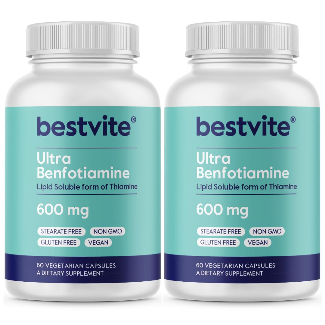 BESTVITE Ultra Benfotiamine 600mg Capsule 120