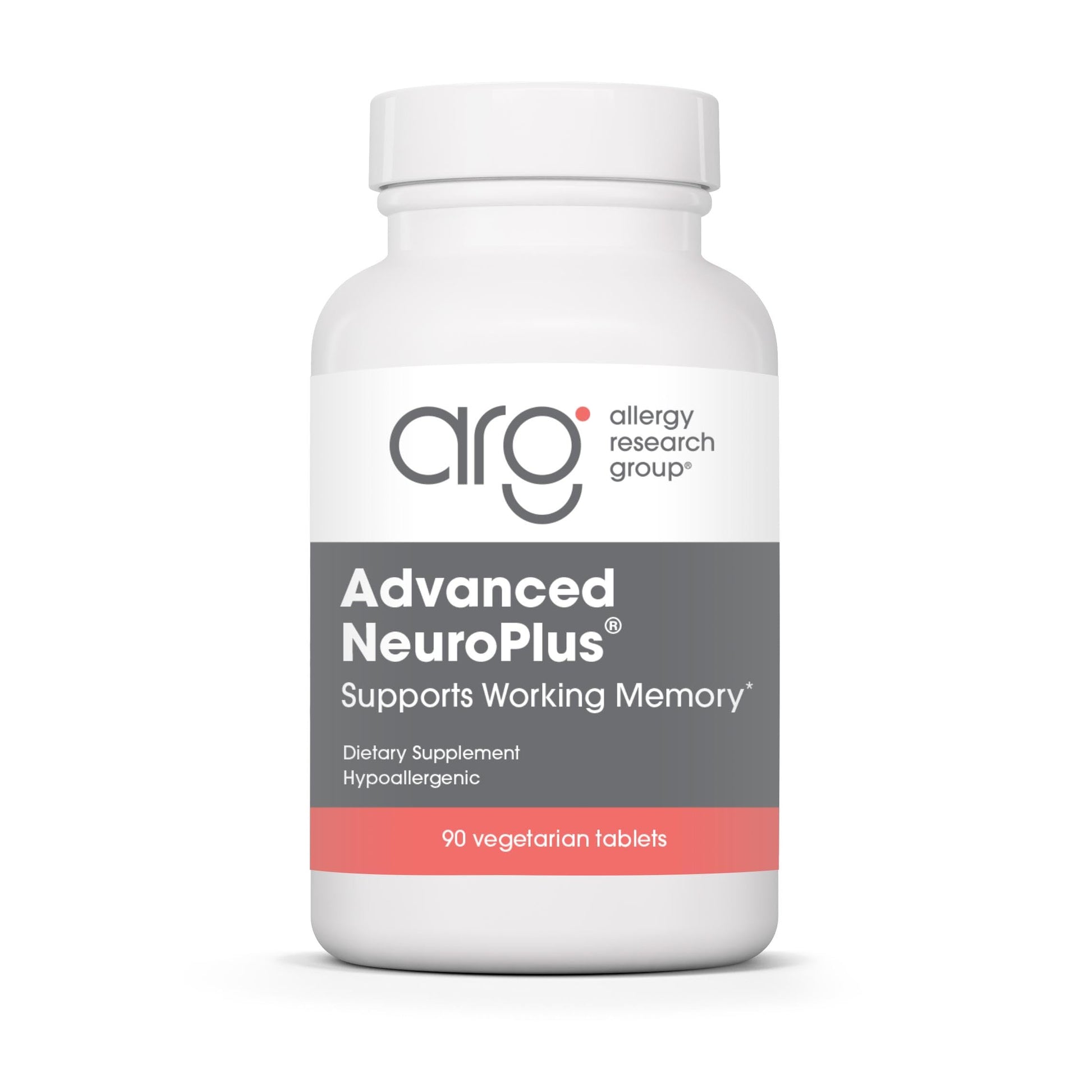 Allergy Research Group Advanced NeuroPlus for Brain Support, 90 Tablets