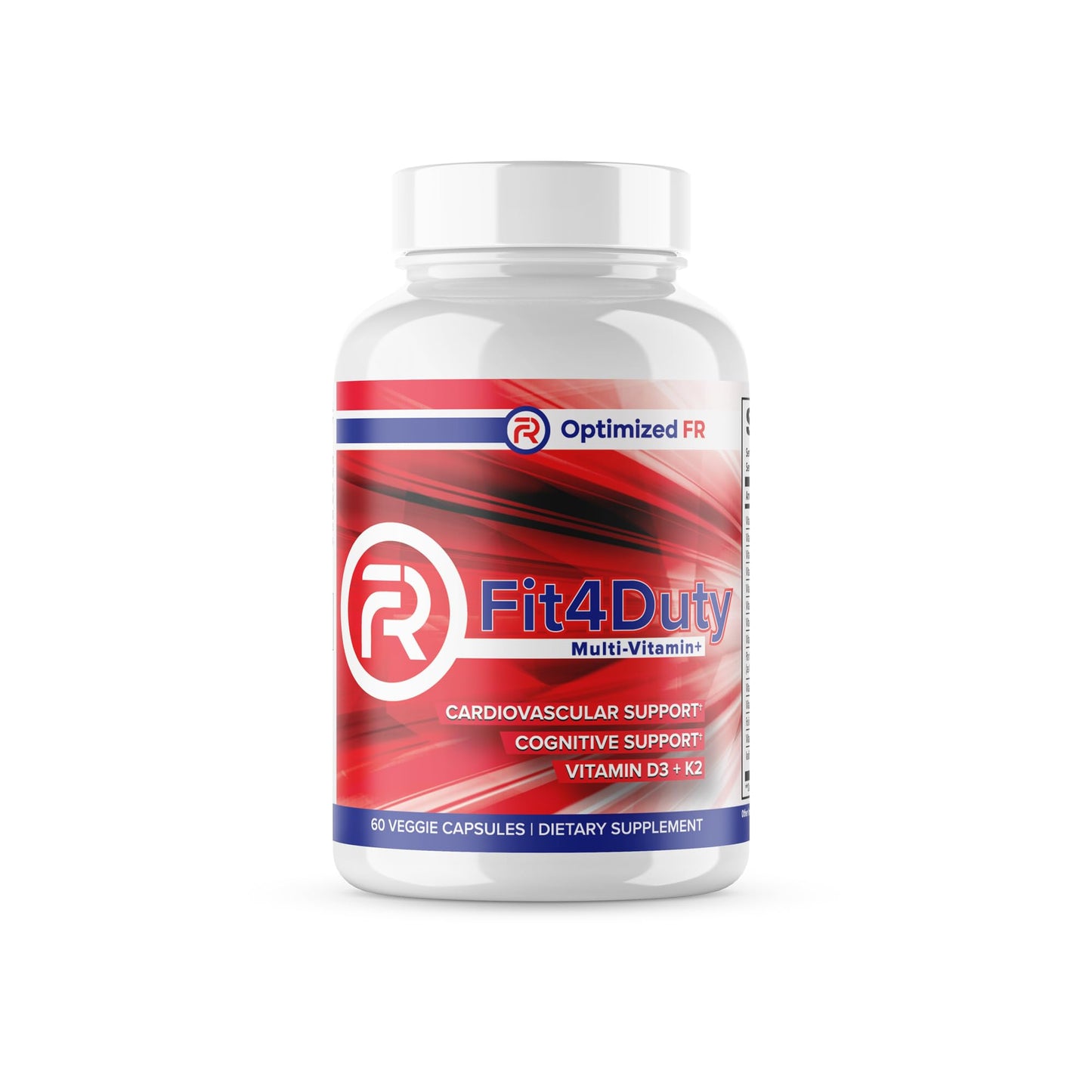 Optimized FR Fit4Duty Multivitamin+ for First Responders Capsule, 60 Count