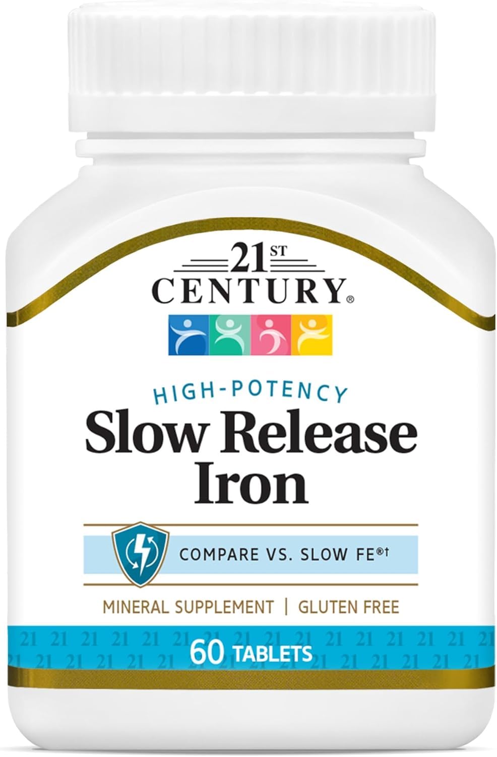 SMART MONKEY TECHNOLOGIES 21st Century Slow Release Iron Tablets 180 Count
