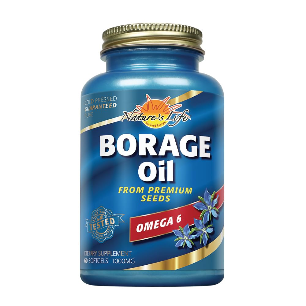 Nature's Life Borage Oil 1300mg Softgel 60