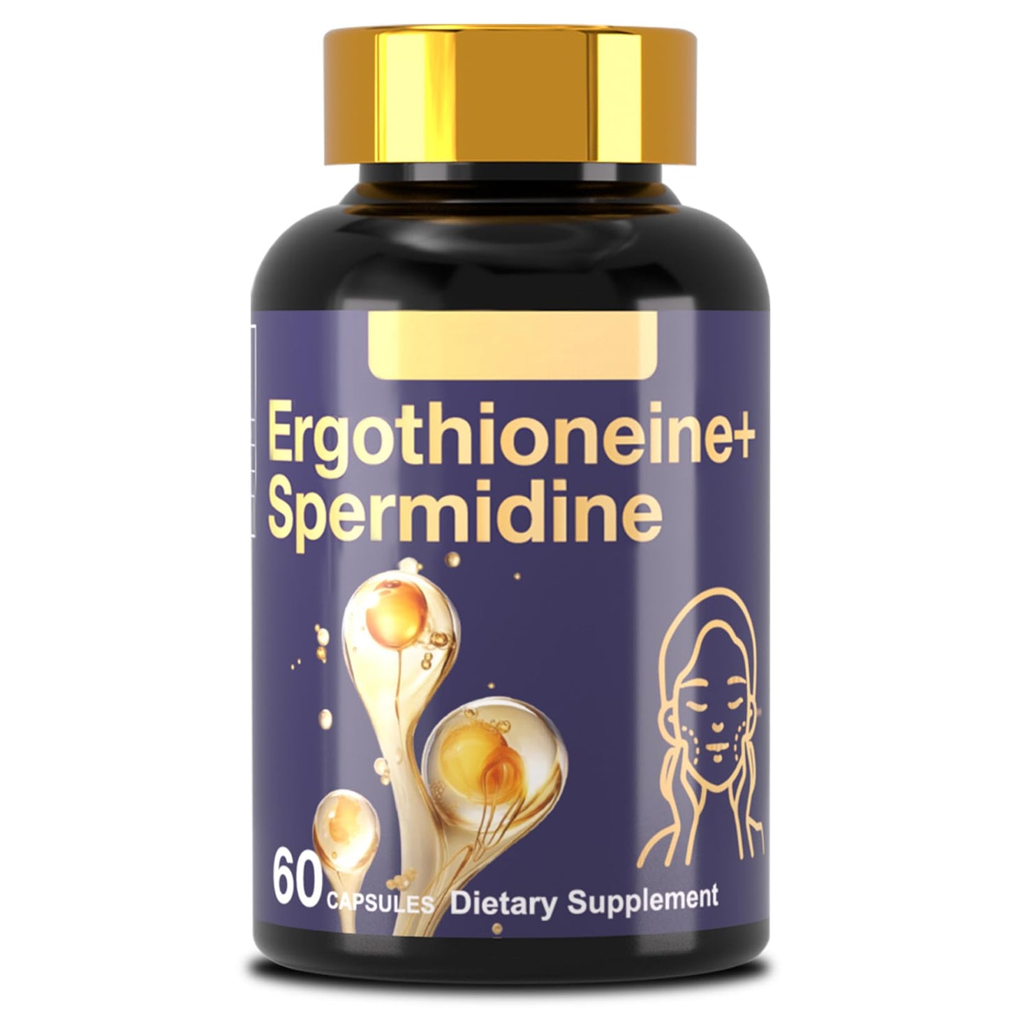 Dr. HR Ergothioneine Spermidine Supplement Capsule 1 Count