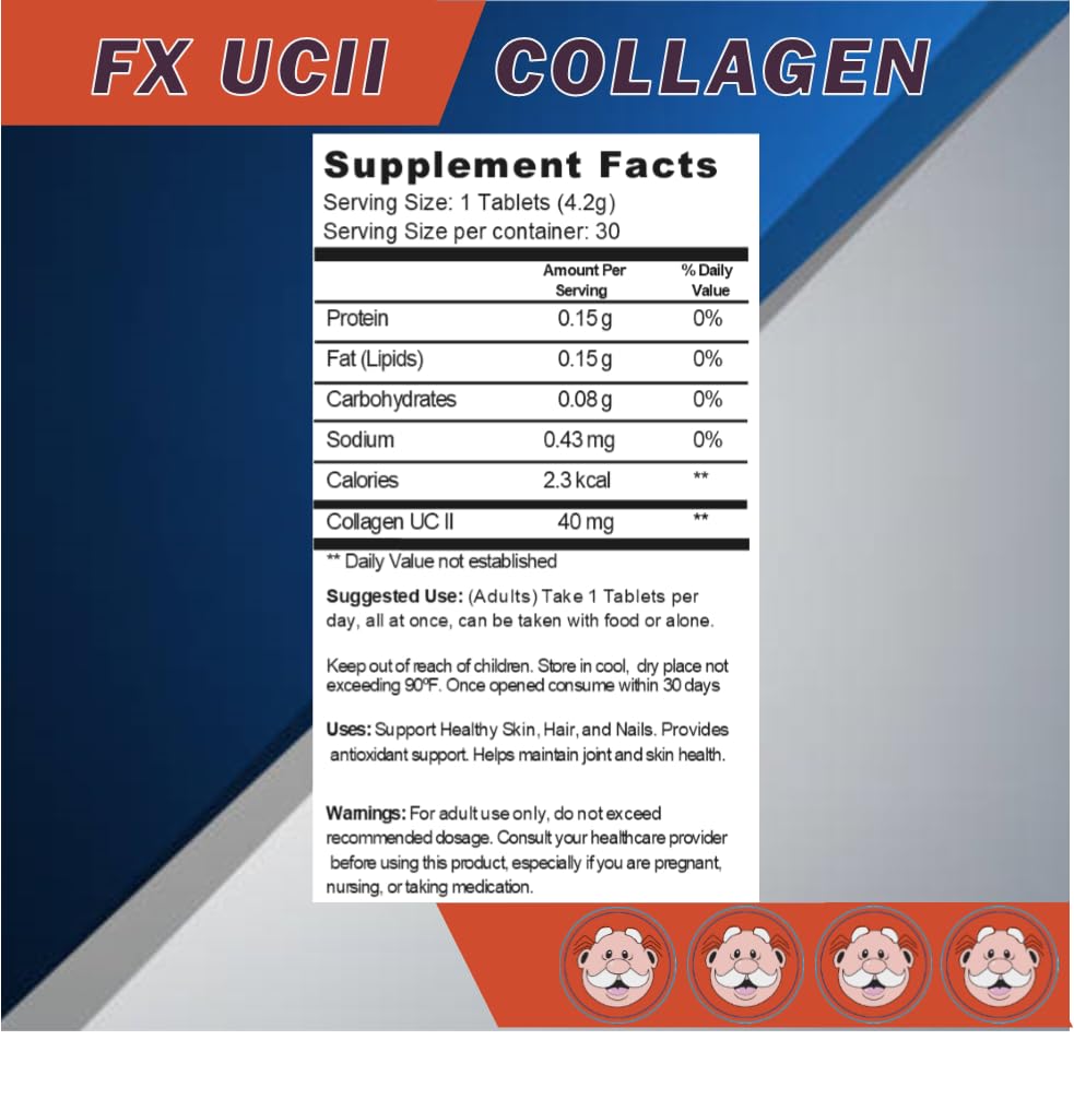 Generic SIMI FX UCII Collagen Capsule 1 Count