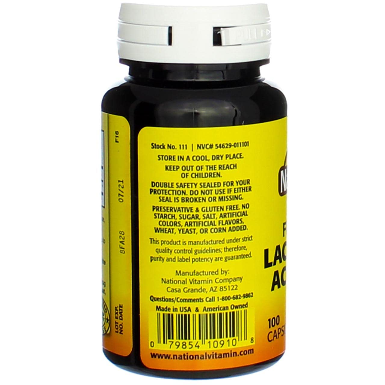 Nature's Blend Acidophilus Lactobacillin Capsules 300 Capsules