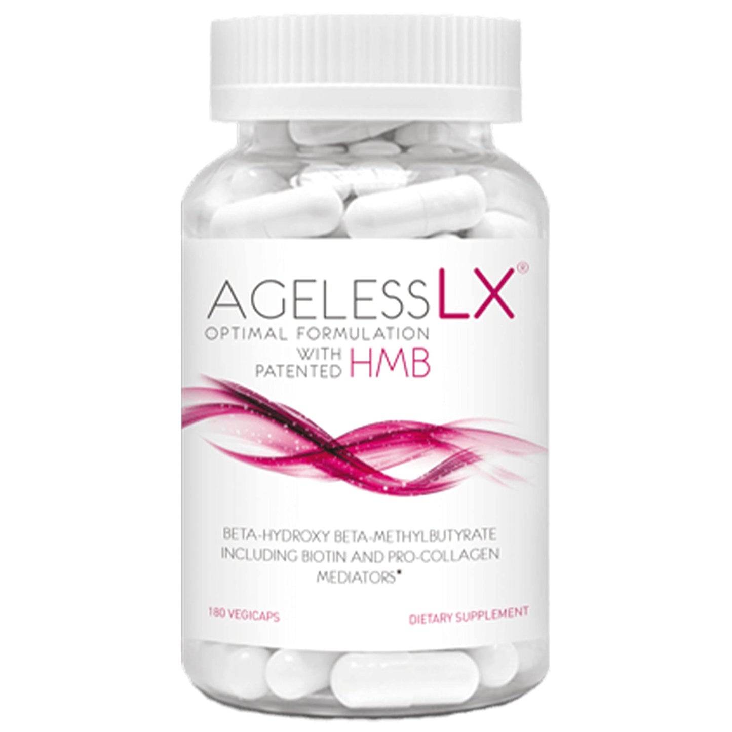 AgelessLX Biotin Supplement & Power Greens Powder Bundle 2-Pack