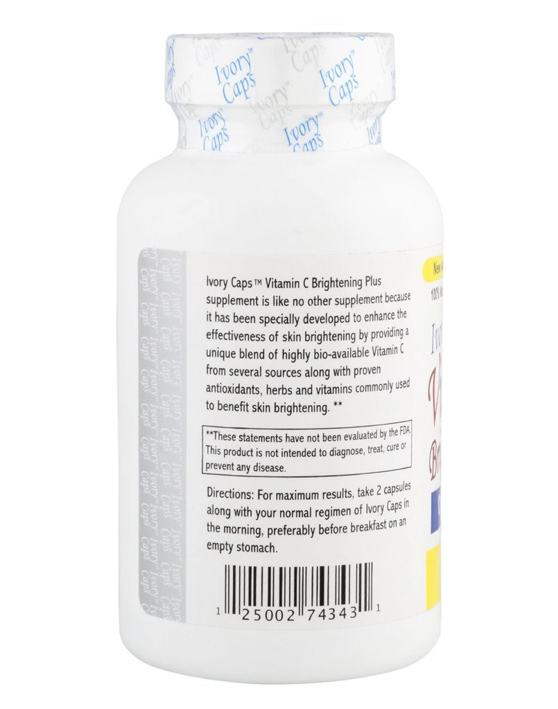 Ivory Caps Maximum Strength Vitamin C Brightening Plus Capsule, 60 Capsules