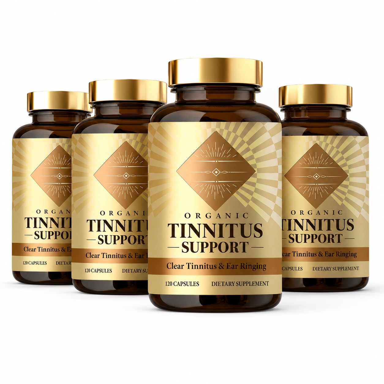 QDXHAYC Tinnitus Support Supplement, Ear Ringing & Auditory Comfort Capsules 480