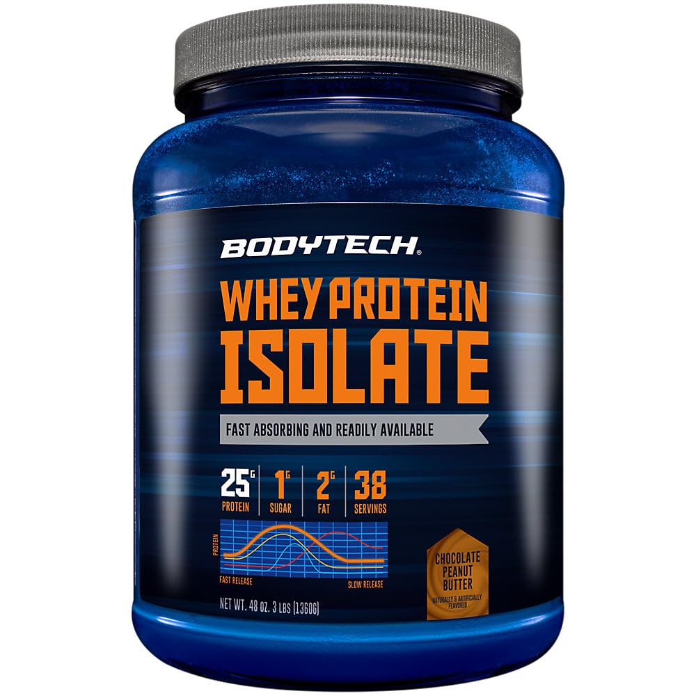 BodyTech Whey Protein Isolate Powder 48 Servings