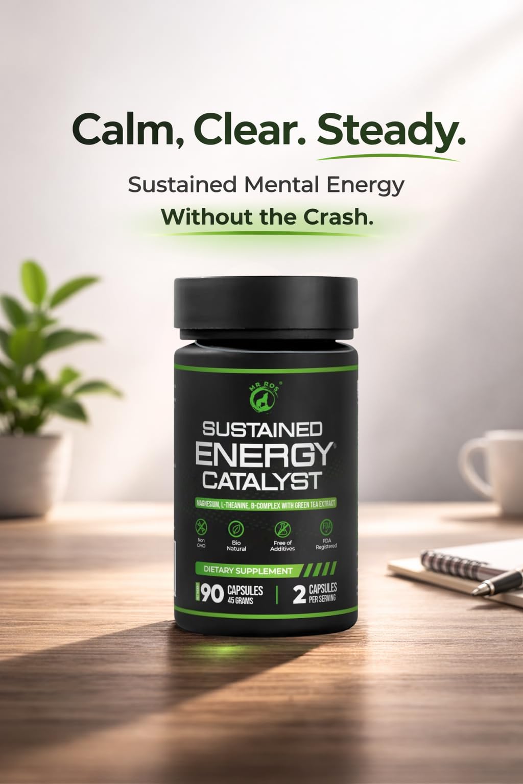 Mr Ros Sustained Energy Catalyst 90 Capsules