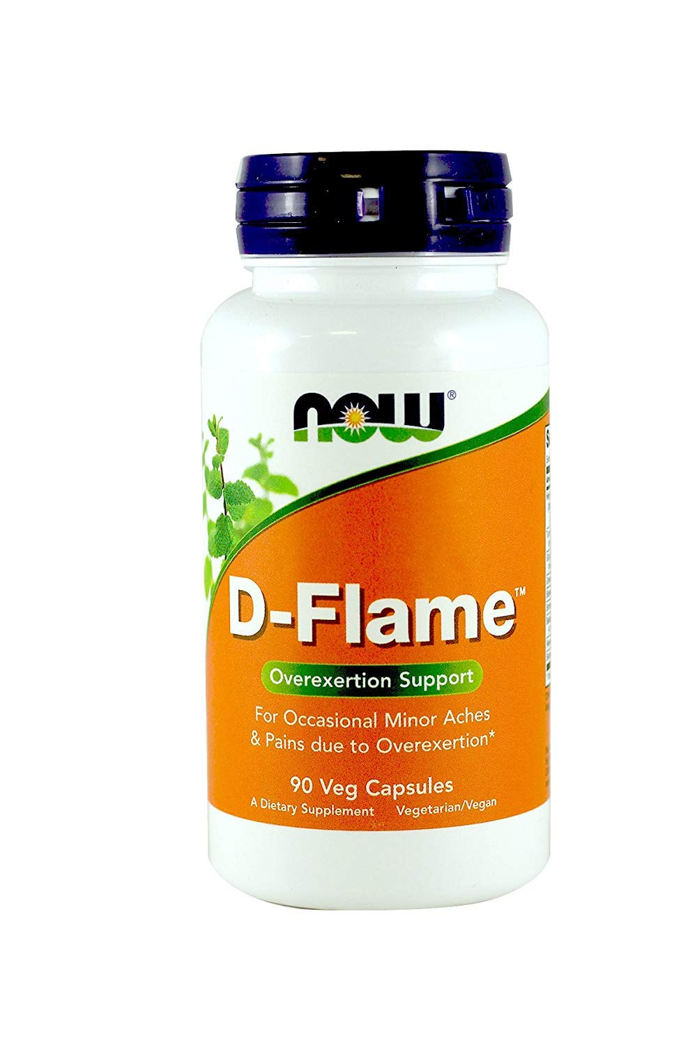 NOW Foods D-Flame Veg Capsules, 90 Count