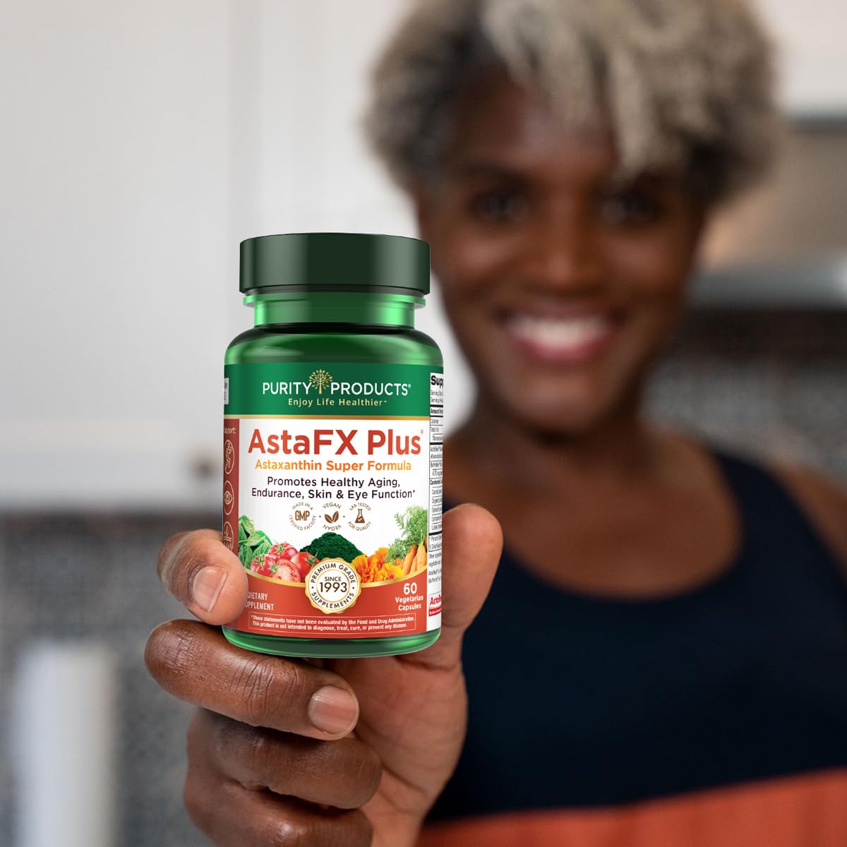 Purity Products AstaFX Plus Astaxanthin Super Formula Capsules, 60 Count