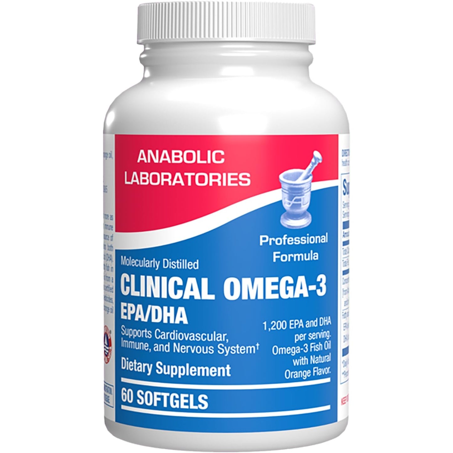 Anabolic Laboratories Omega 3 Fish Oil 1200 mg Softgels 60