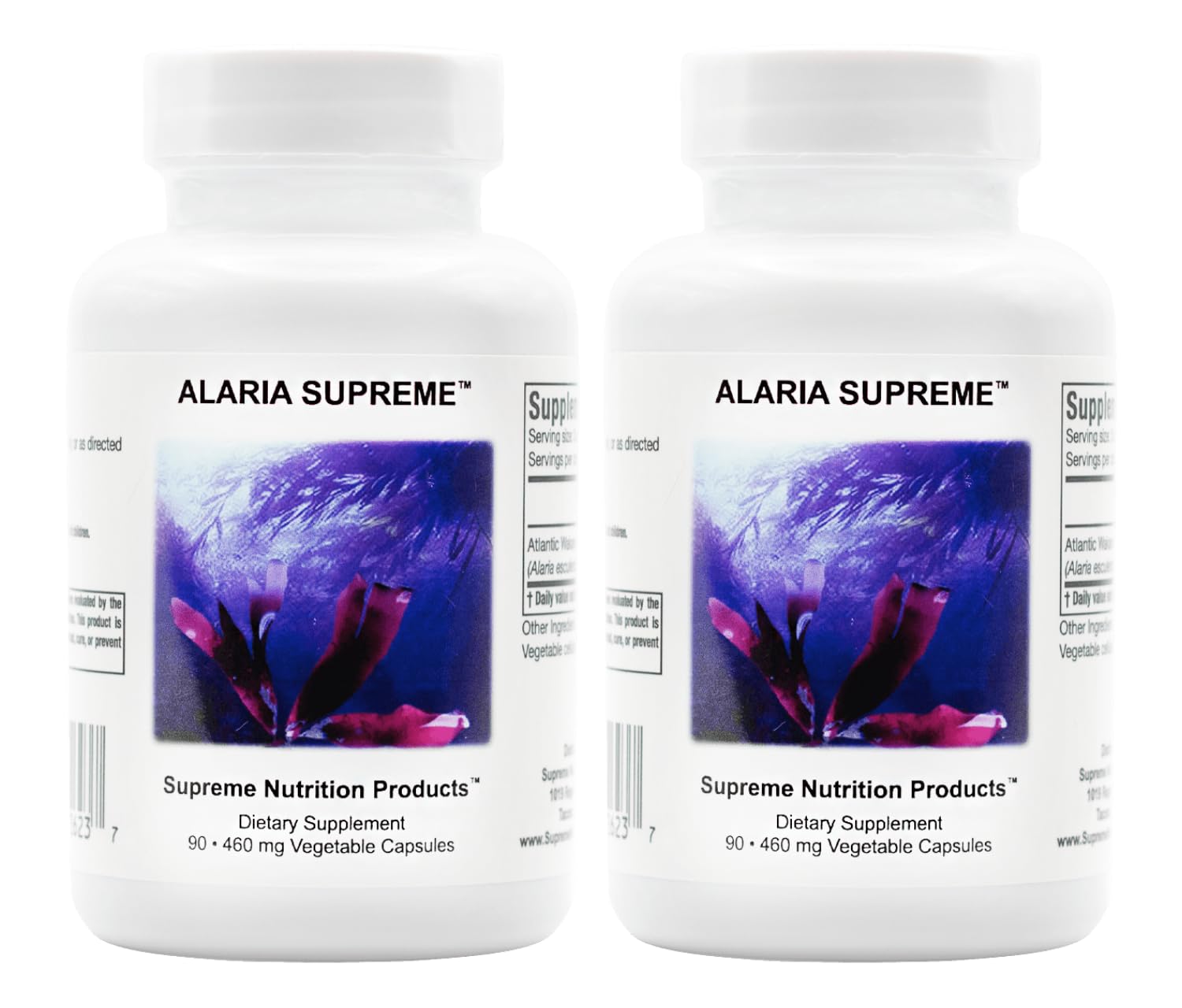 Supreme Nutrition Products Alaria Supreme Wakame Vegetarian Capsules, 180 Capsules