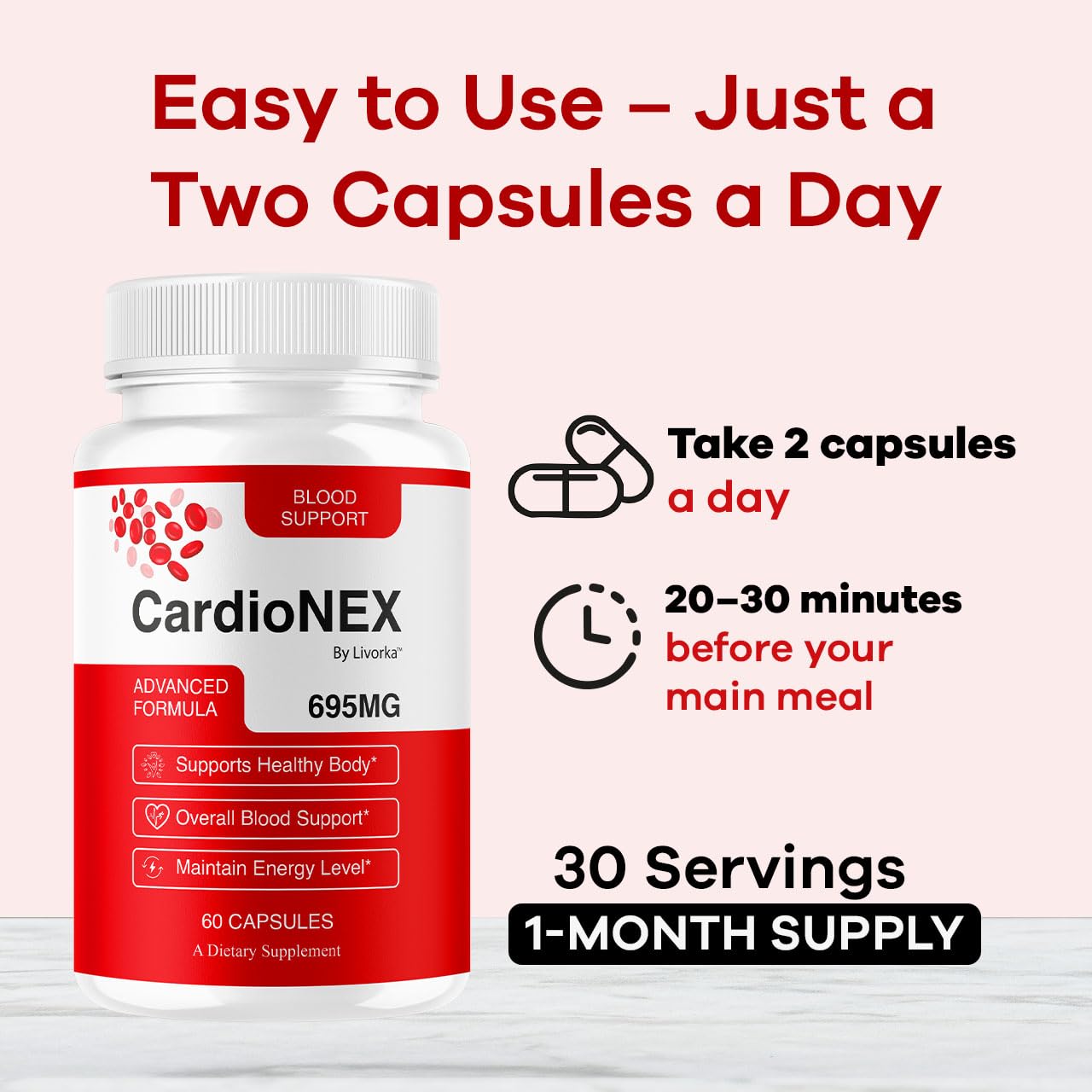 Pharmagetics CardioNEX Premium Support Advanced Formula Capsules, 300 Capsules