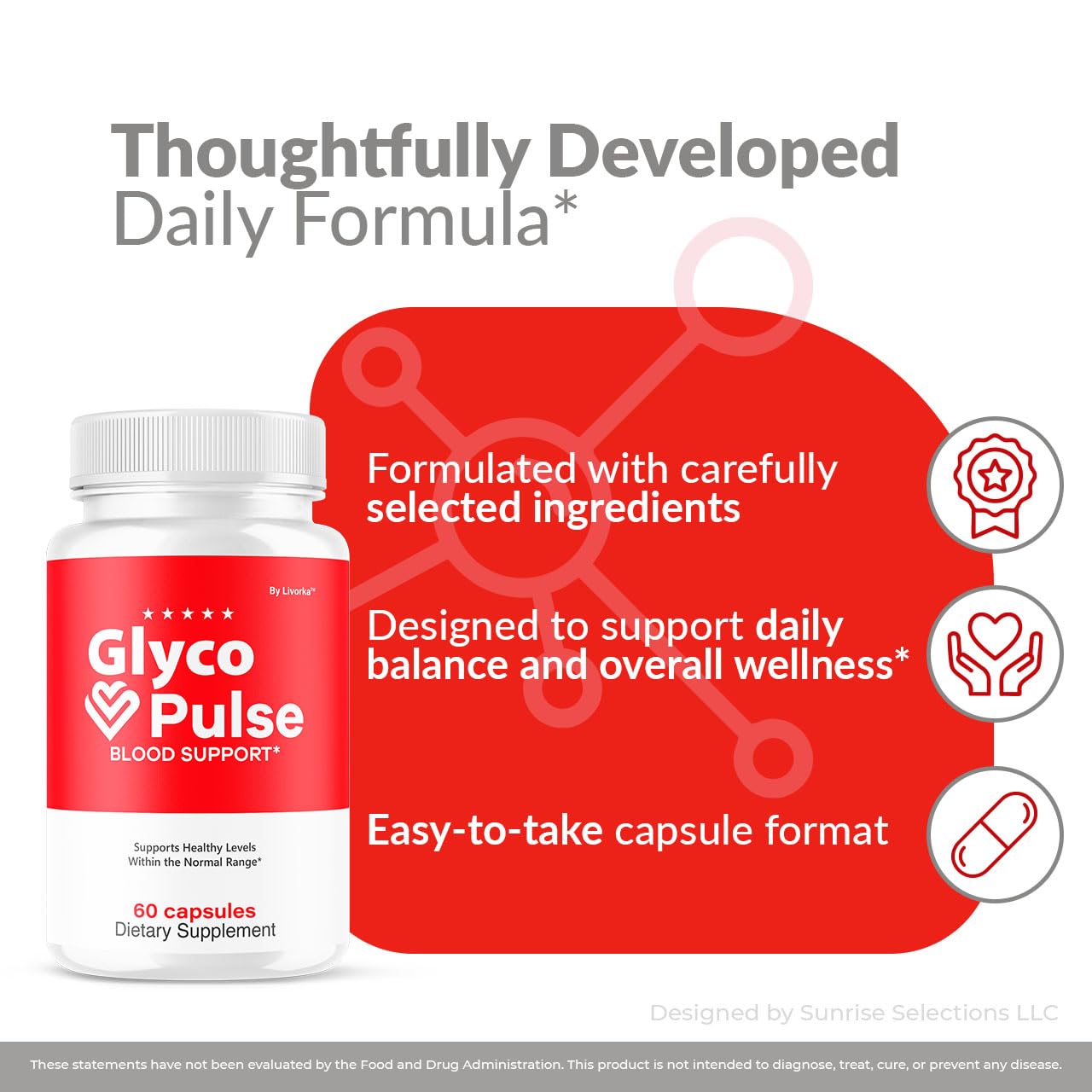 LIVORKA Glyco Pulse Capsules 300 Capsules