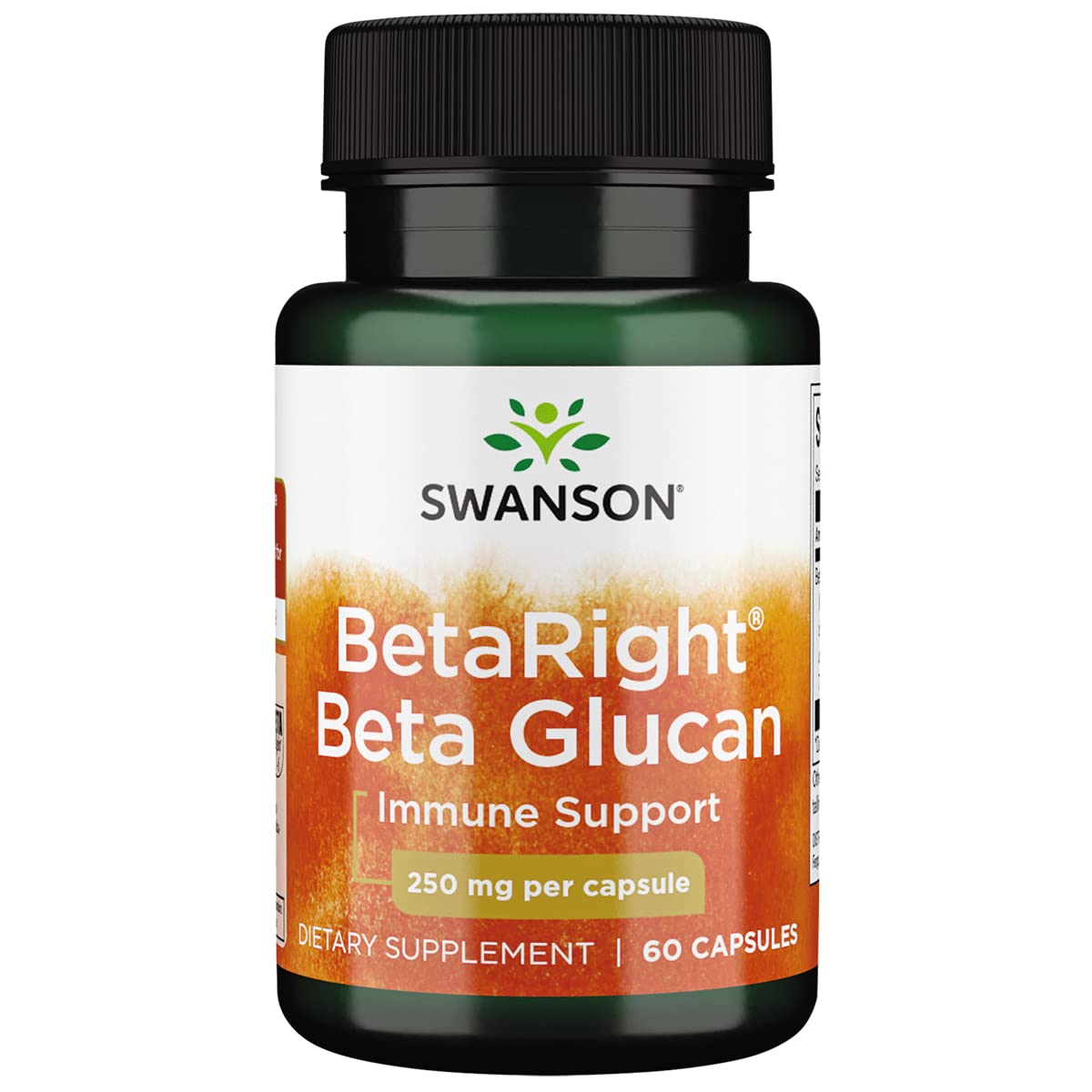 Swanson BetaRight Beta Glucan 250 mg Capsules 60