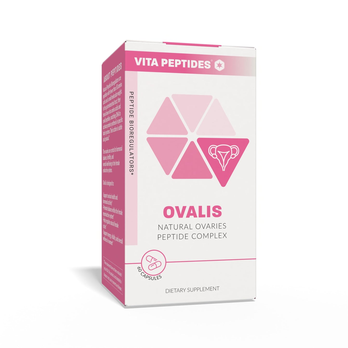 Vita Peptides Ovalis Ovary Natural Peptide Bioregulator Capsules 60