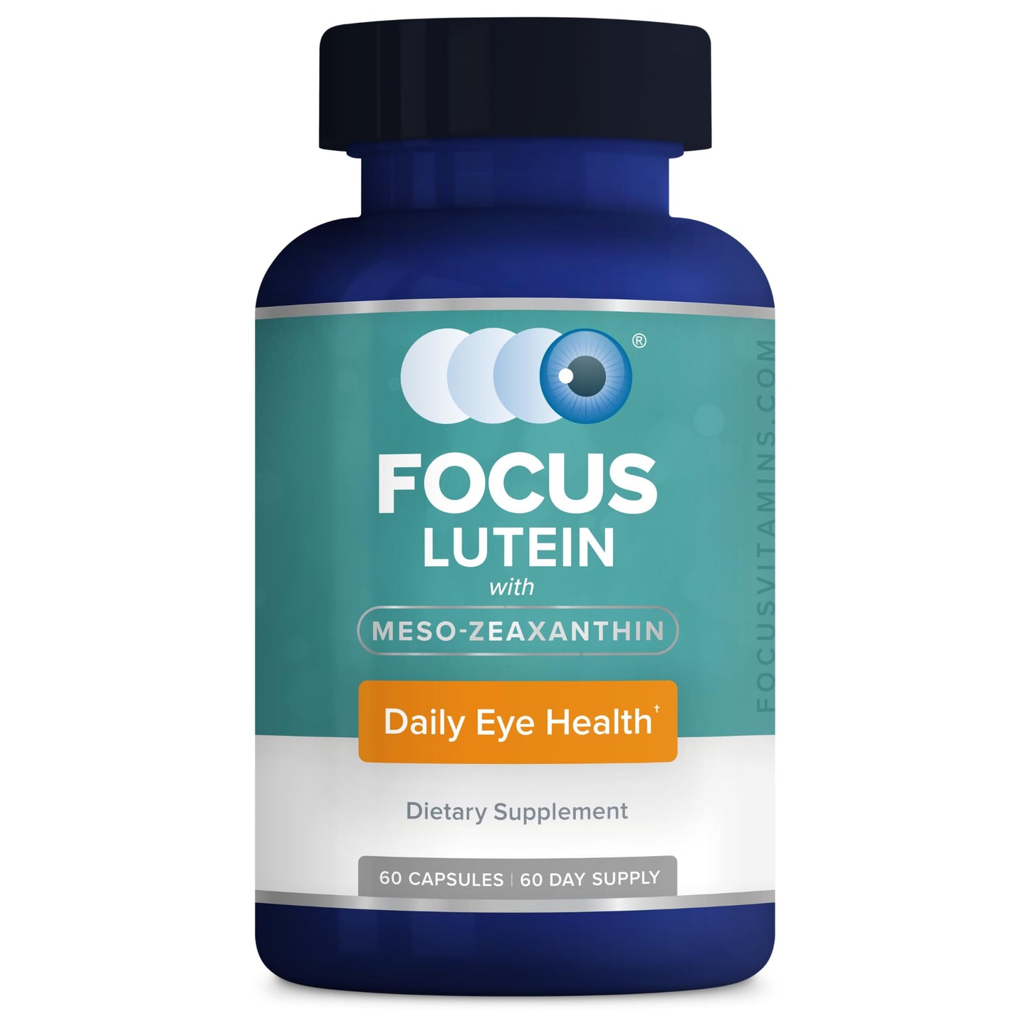 Focus Vision Supplements Lutein for Eyes with Meso-Zeaxanthin Capsule 60 Count
