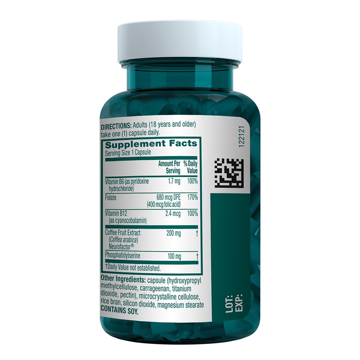 NEURIVA Plus Brain Supplement for Memory, Focus & Concentration Capsules, 360 Capsules