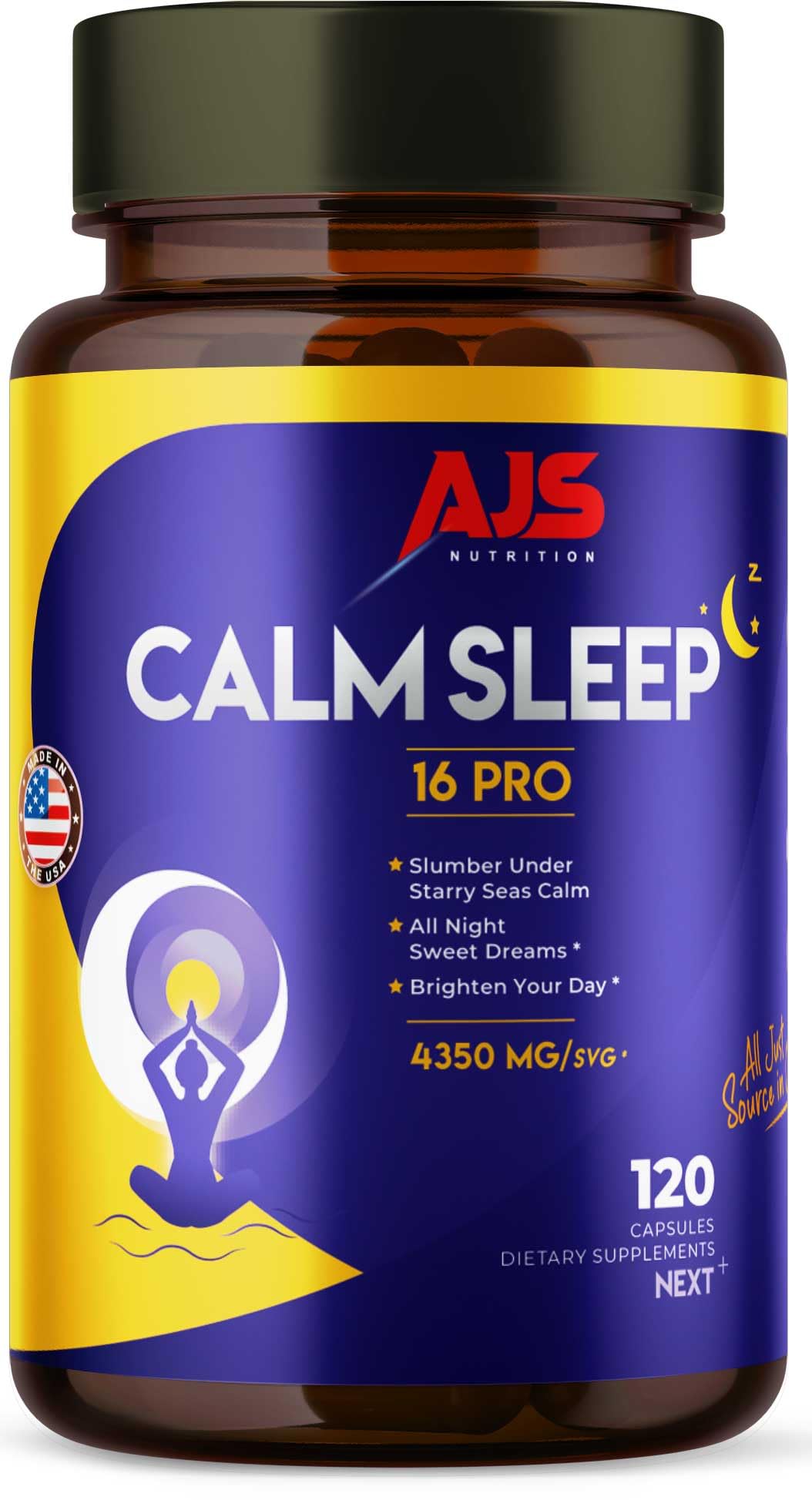 AJS Nutrition CalmSleep Pro 120 Capsules