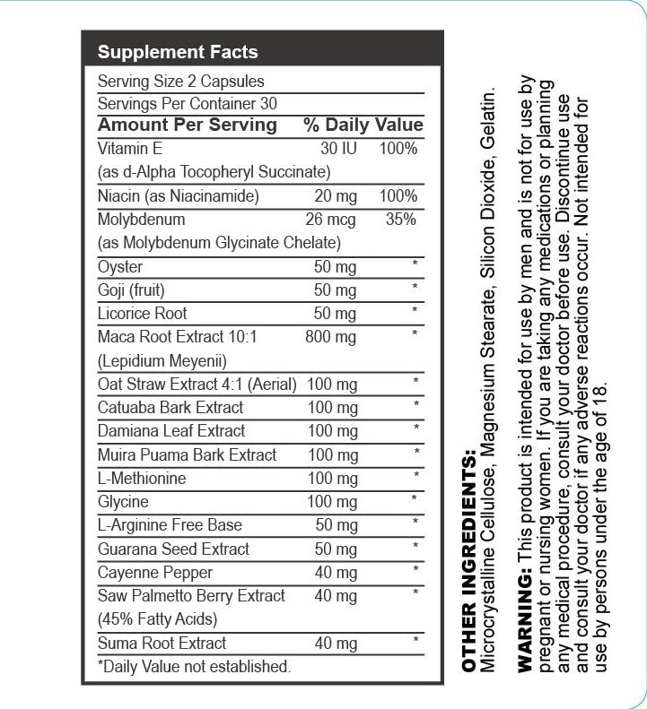 Esmond Natural Oyster, Goji & Licorice Root Complex Capsules, 480 Capsules