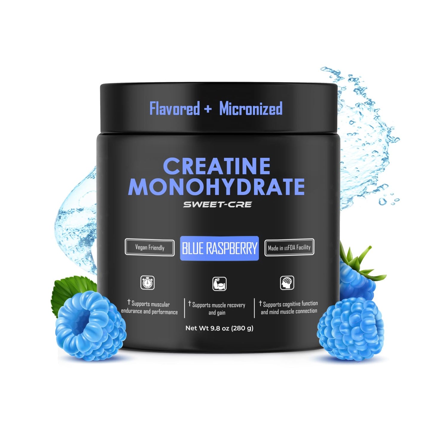 Sweet Cre Creatine Monohydrate Powder 10 oz