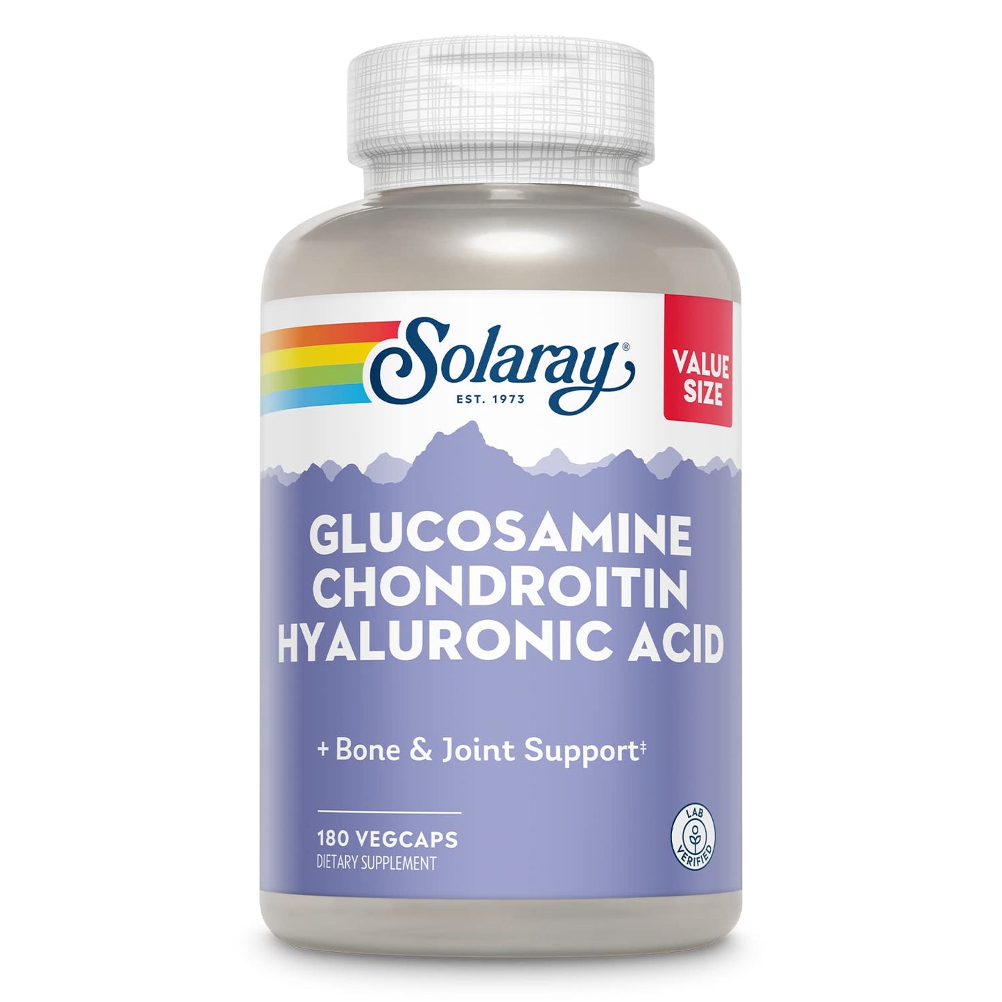 SOLARAY Glucosamine Chondroitin Hyaluronic Acid 180 VegCaps