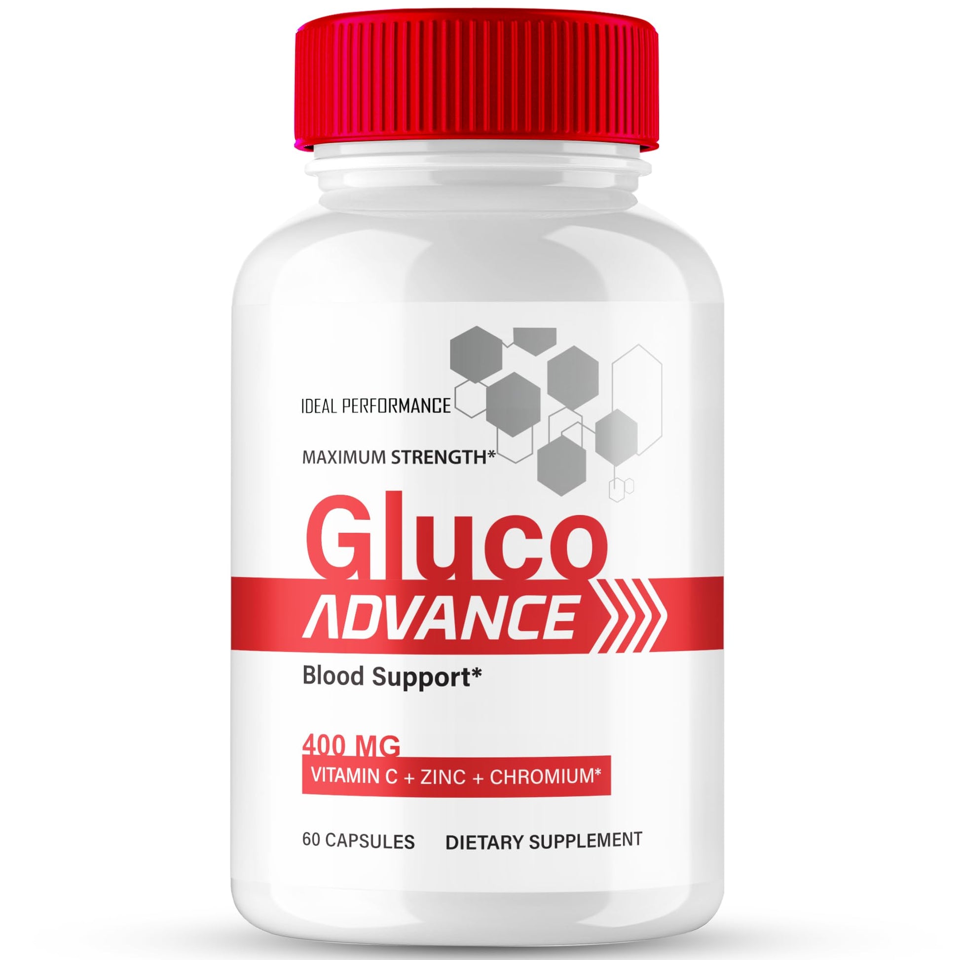 IDEAL PERFORMANCE Gluco Advance Capsules, 60 Count