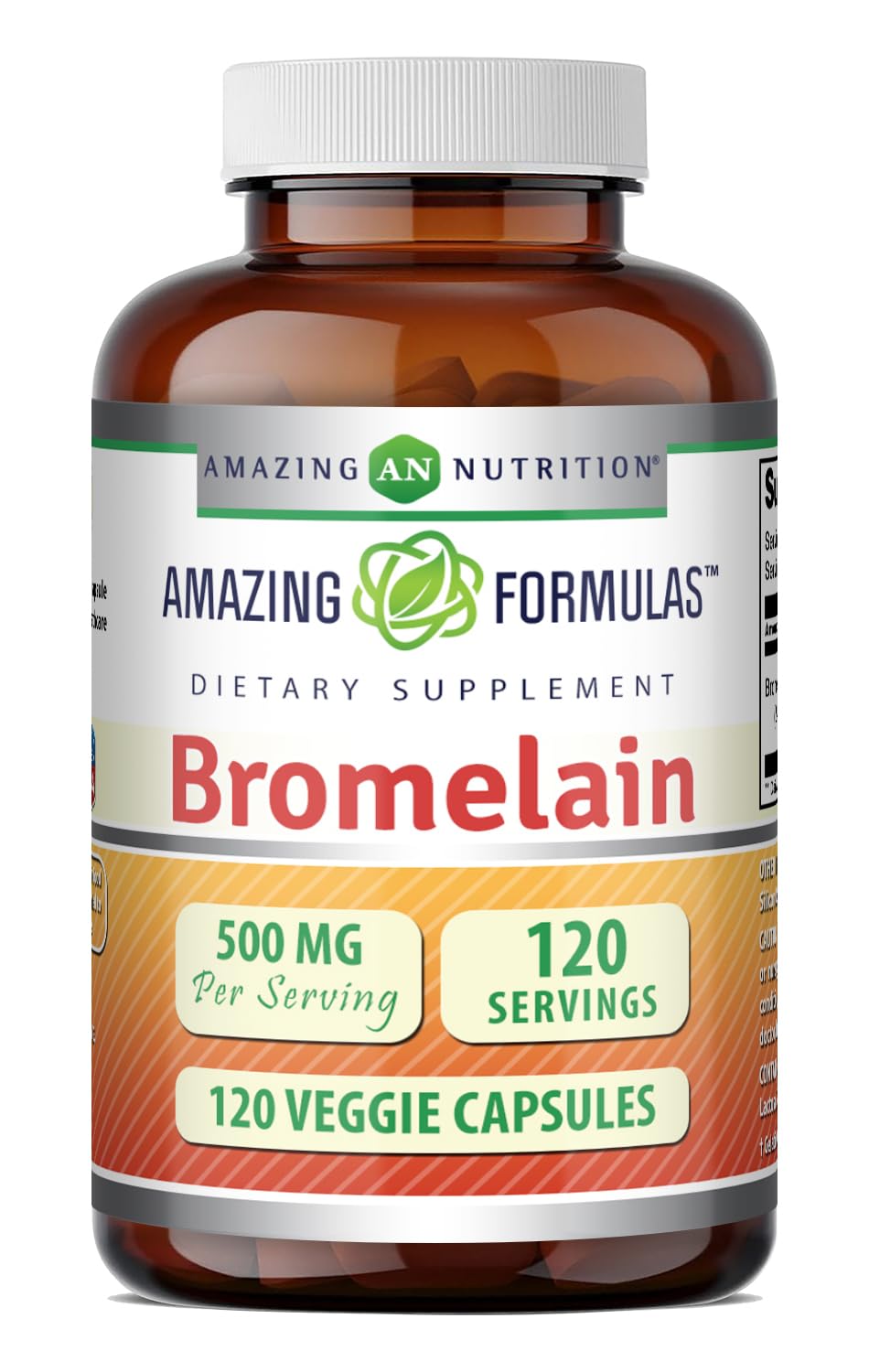 Amazing Nutrition Bromelain Supplement Capsule 120 Count