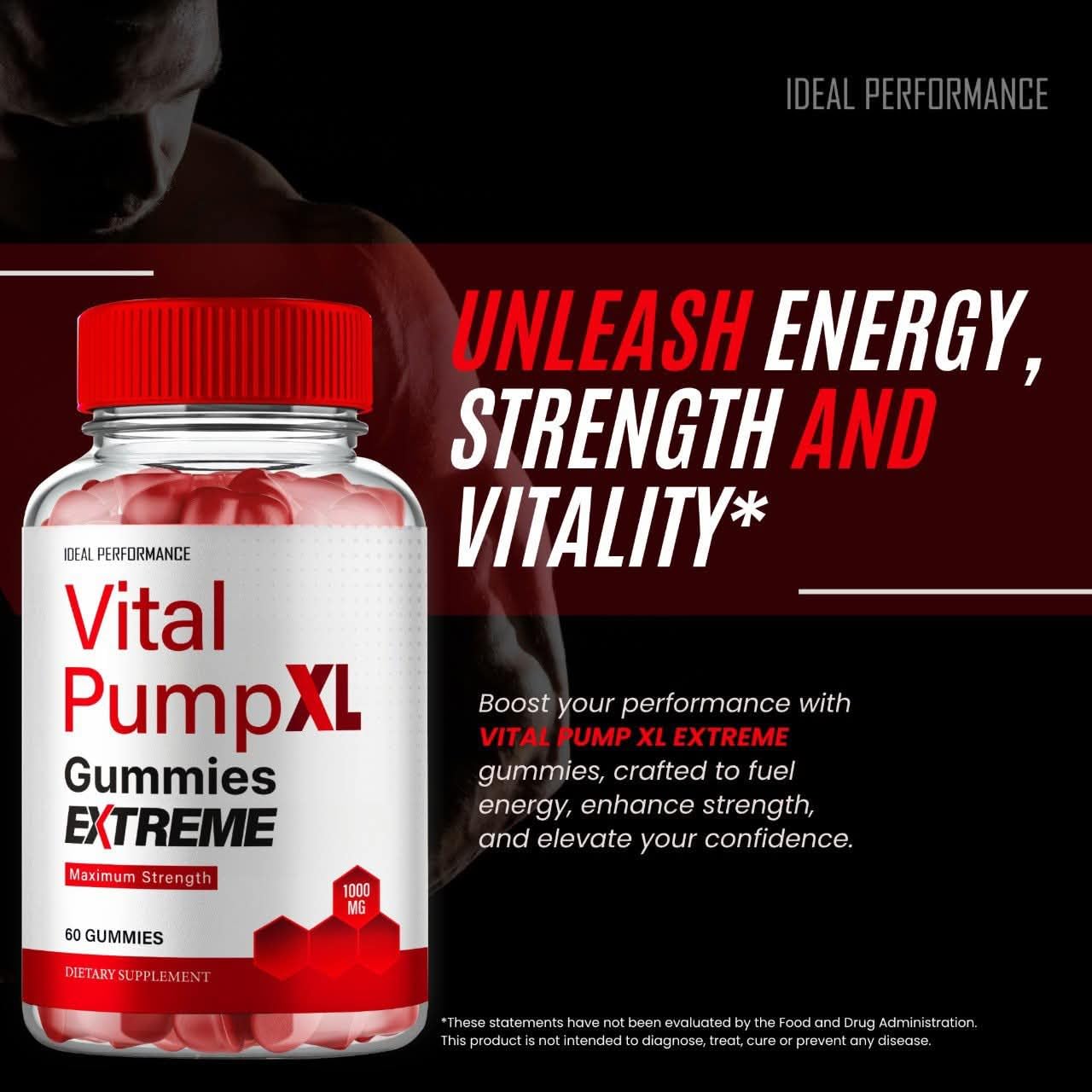 IDEAL PERFORMANCE Vital PumpXL Gummies 120 Count