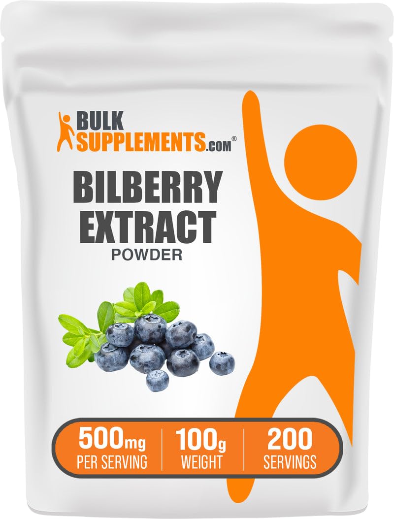 BulkSupplements Bilberry Extract Powder 3.5 oz