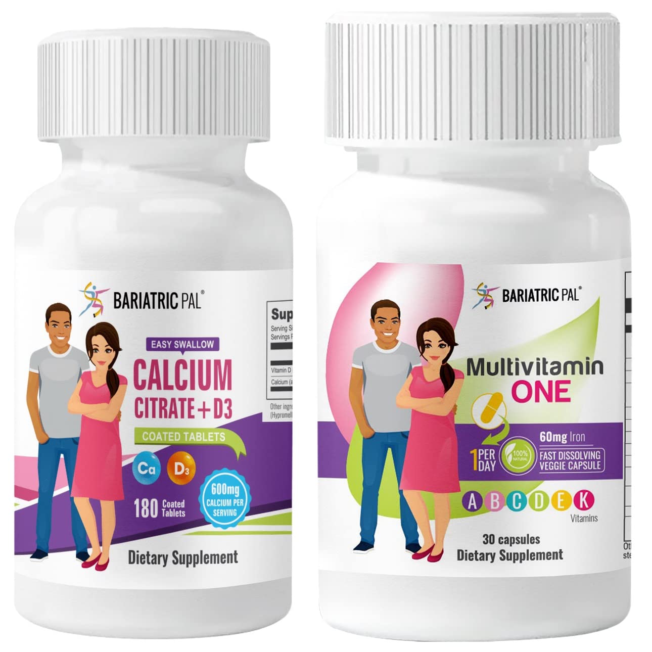 BariatricPal 30-Day Bariatric Vitamin Bundle Multivitamin Capsule One Per Day