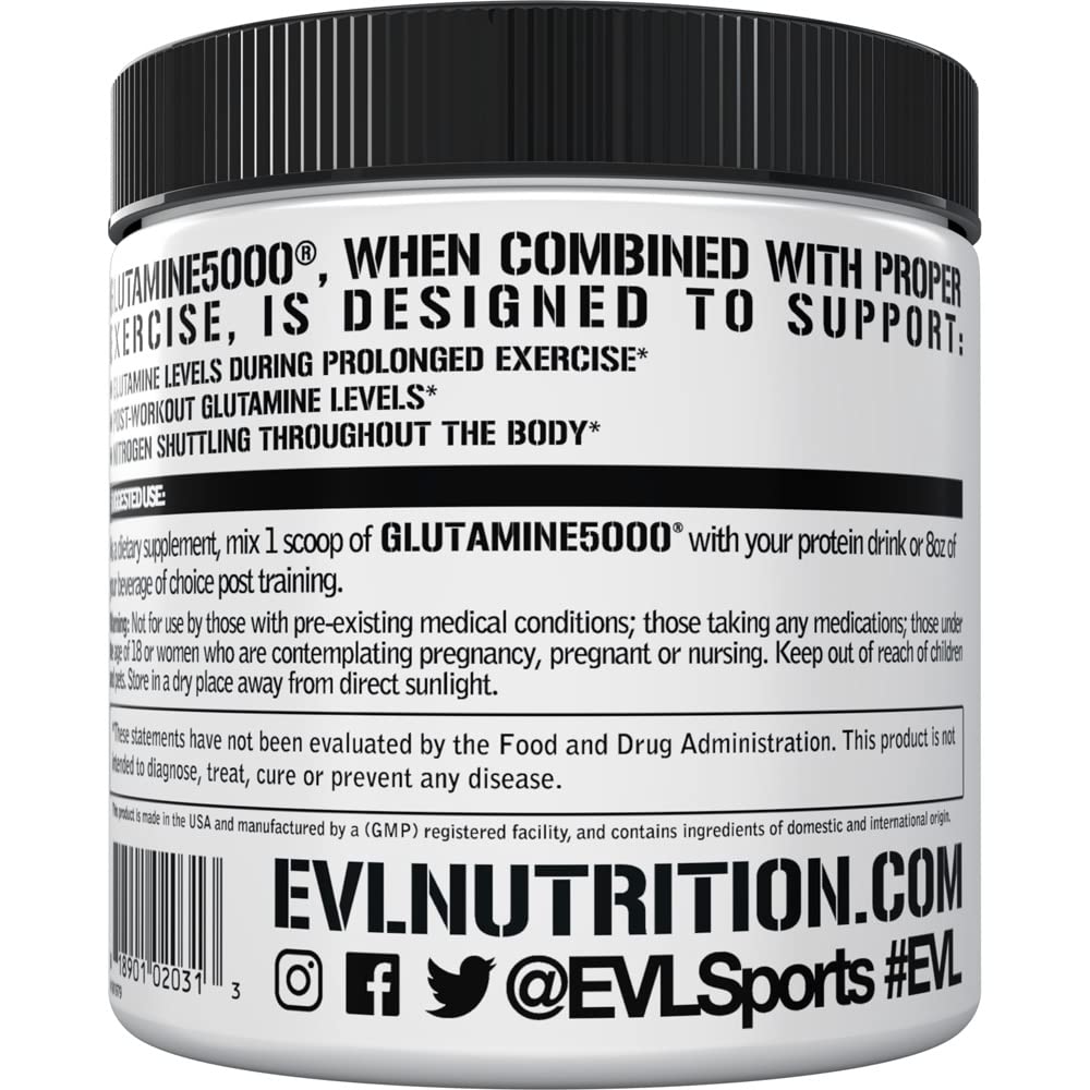 Evlution L-Glutamine Powder 10.58 Ounce