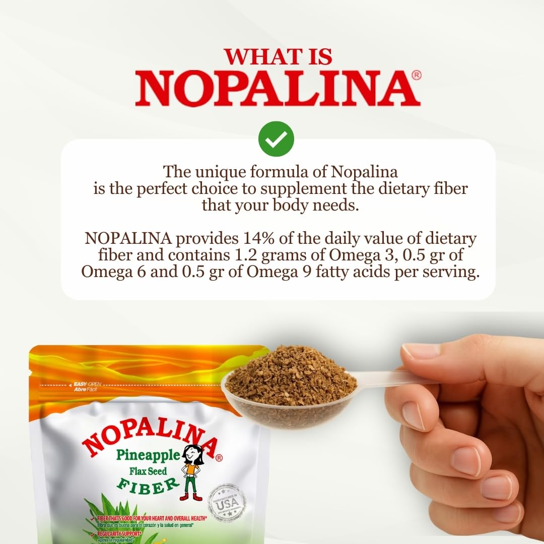 Nopalina Bundle: 120 Capsules + Pineapple 1lb Powder