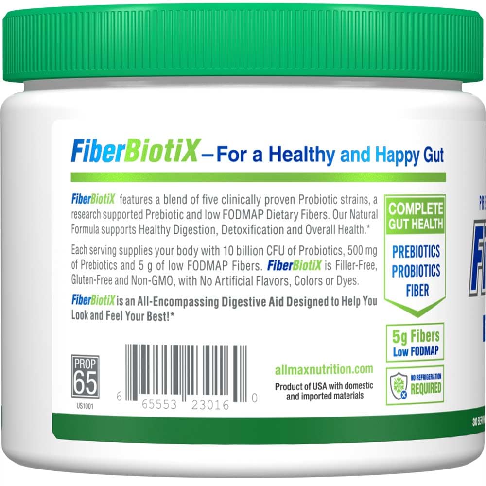 ALLMAX FiberBiotix Fiber Supplement Powder 6.67 Ounce