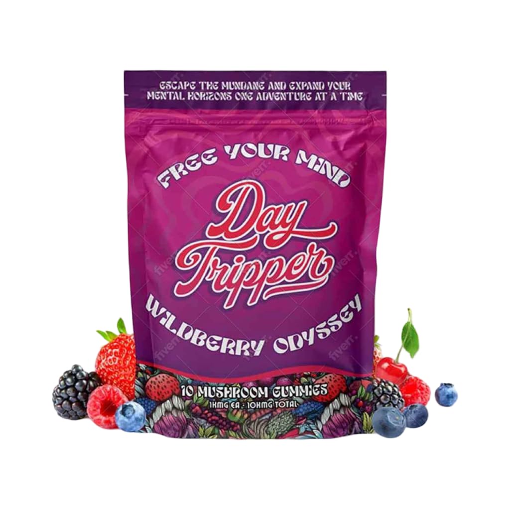 Generic Day Tripper Wildberry Odyssey Mushroom Gummy 10 Count