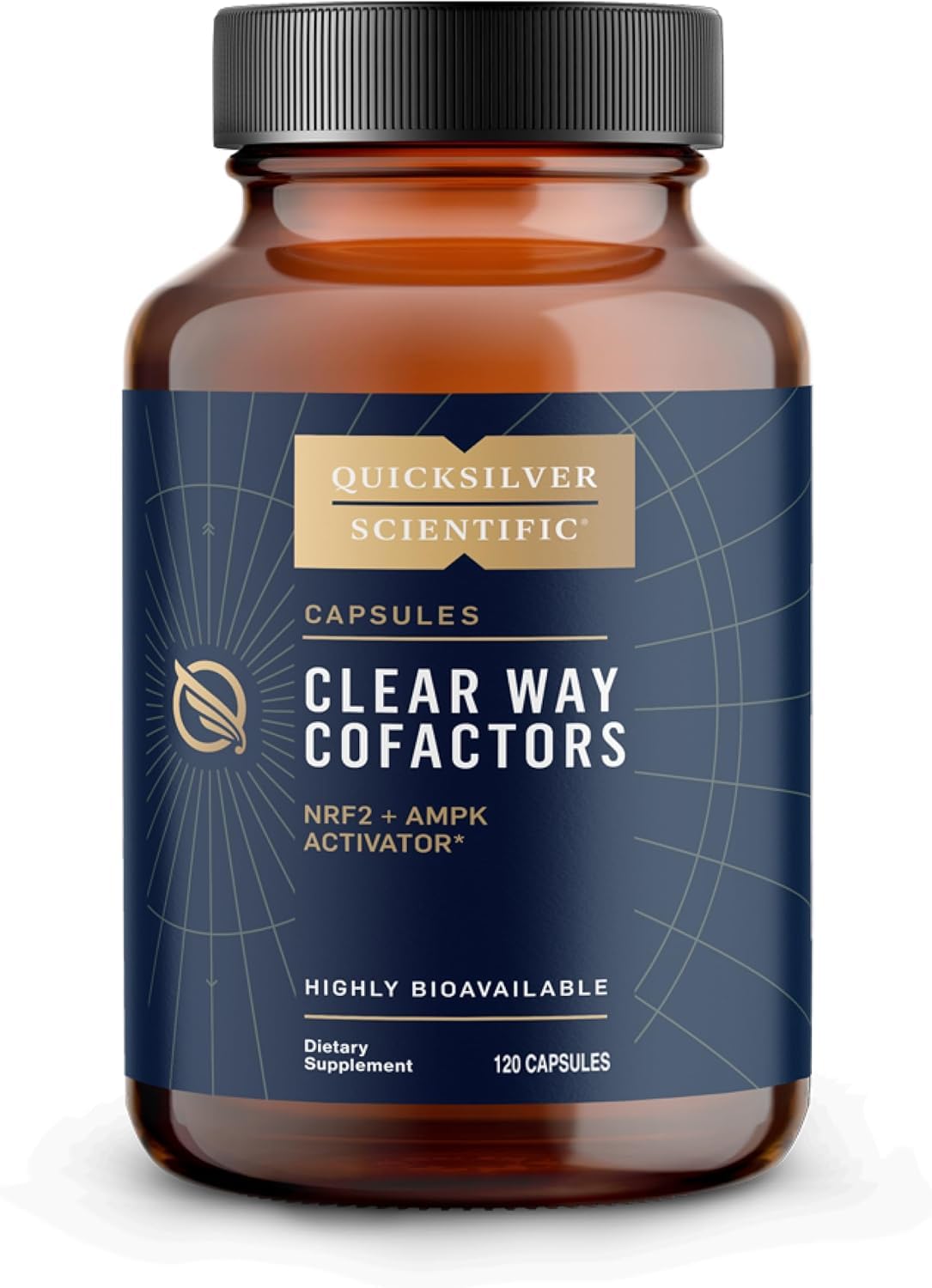 Quicksilver Scientific Clear Way Cofactors, Dandelion Extract Capsules, 120 Count
