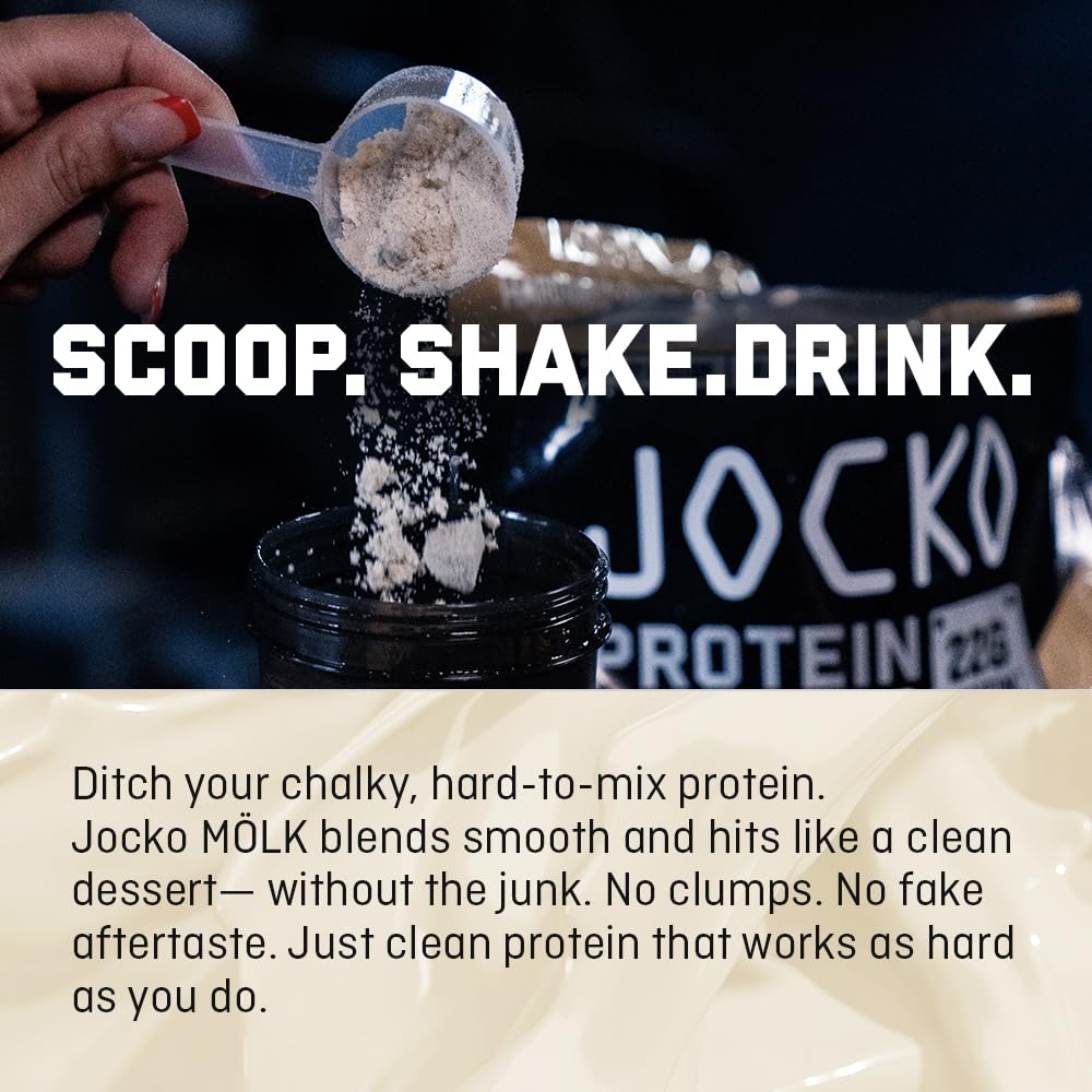 Jocko Fuel Whey Protein Powder Banana Cream, 32 Servings