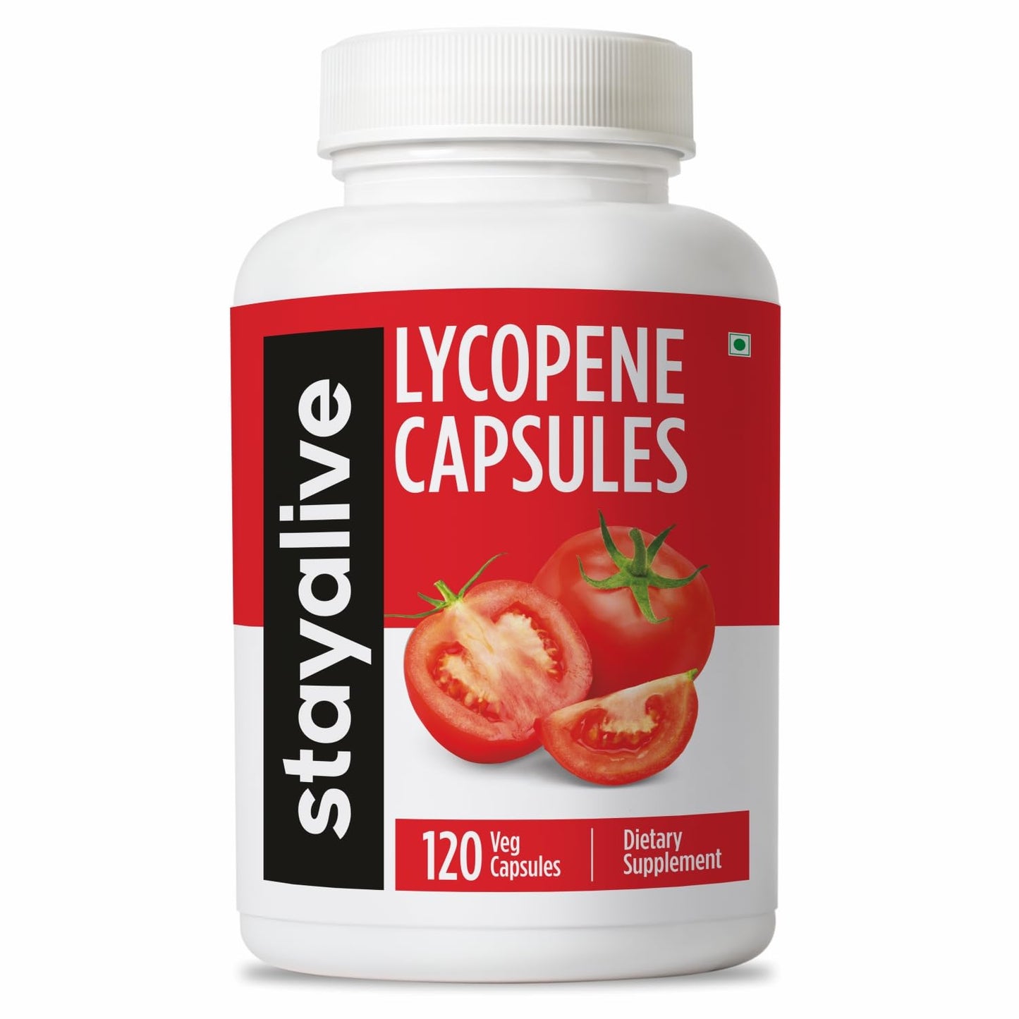 STAYALIVE Lycopene Supplement for Men 60mg Capsule, 120 Capsules