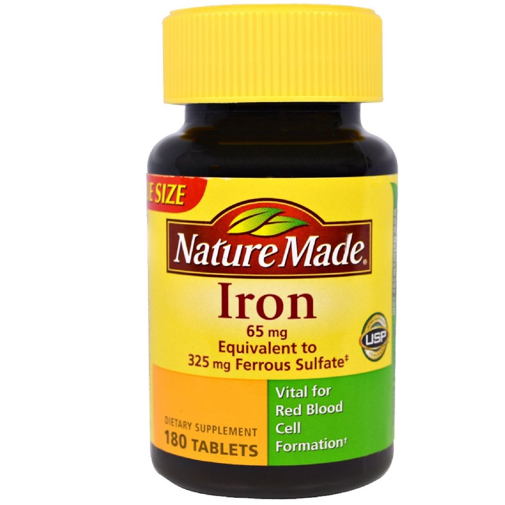 Nature Made Iron 65 mg 540 Tablets