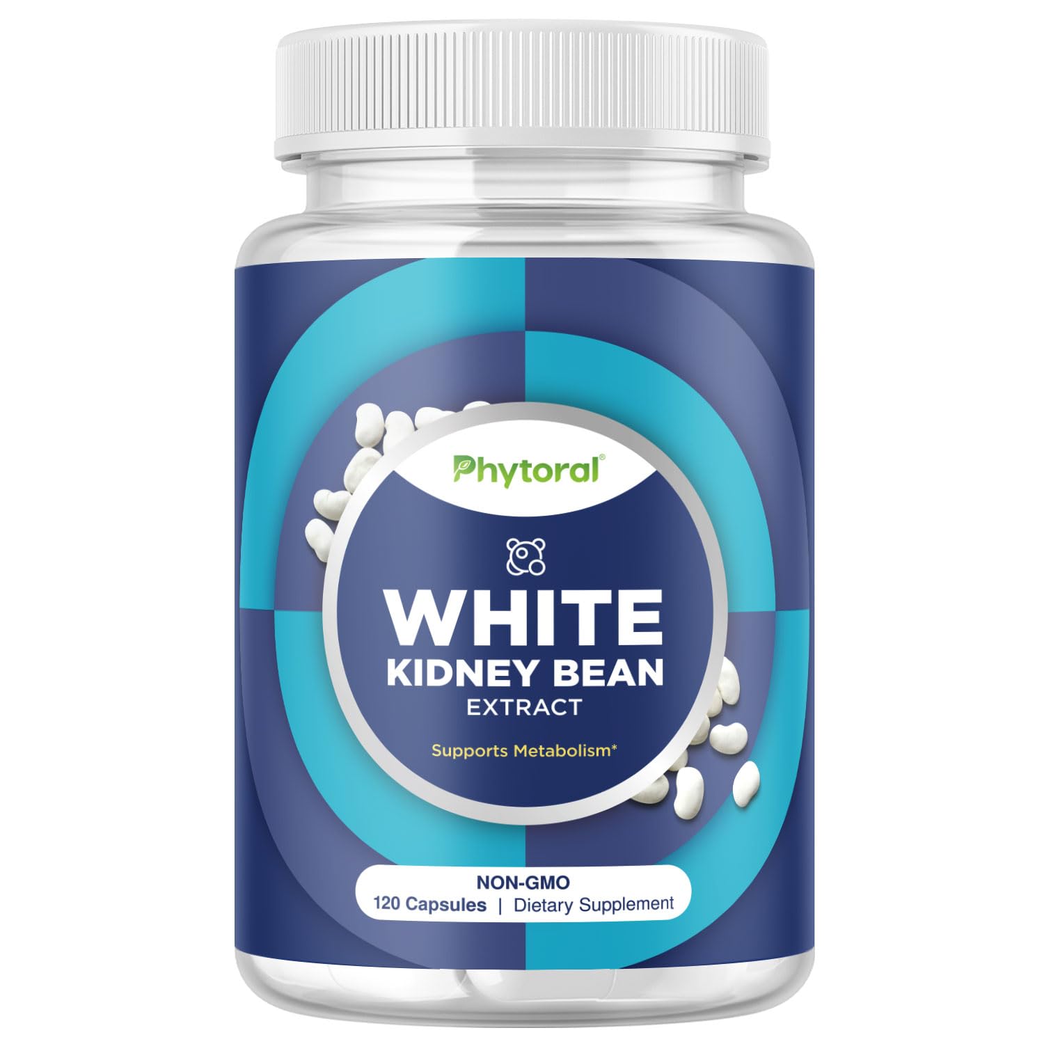 Phytoral White Kidney Bean Extract Carb Blocker Capsule, 120 Count
