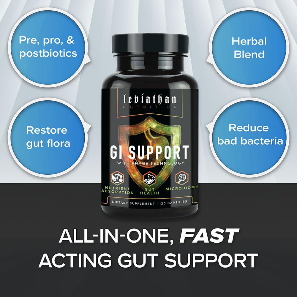 Leviathan Nutrition GI Probiotic 120 Capsules