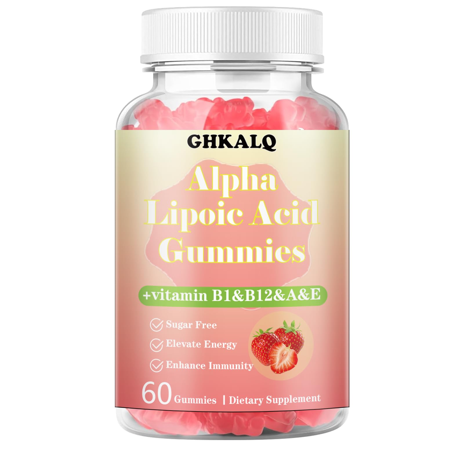 GHKALQ Alpha Lipoic Acid Gummies 1000mg, 60 Gummies