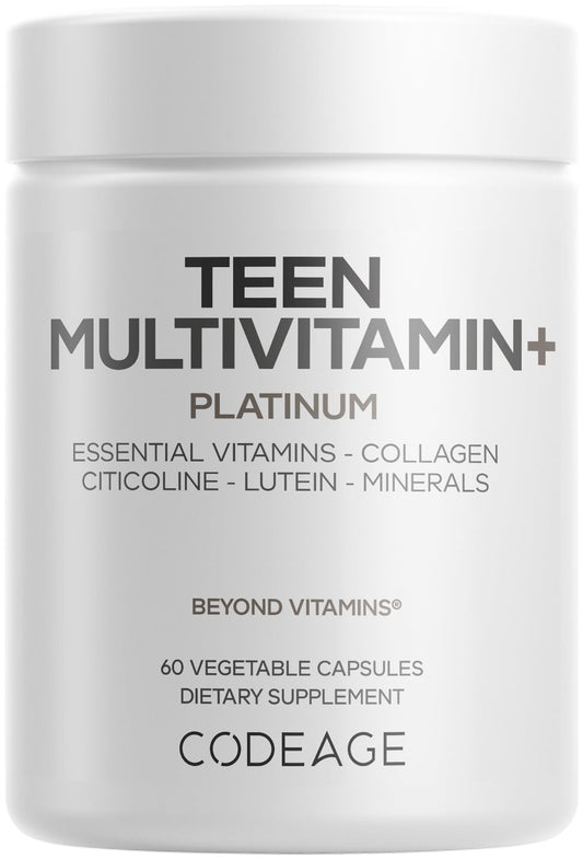 Codeage Teen Multivitamin+ Platinum Supplement 60 Capsules
