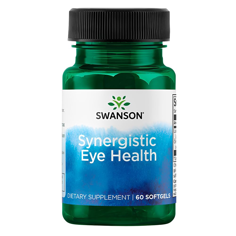 Swanson Lutein & Zeaxanthin Synergistic Eye Health Vision Retina Macula Supplement Softgels 180