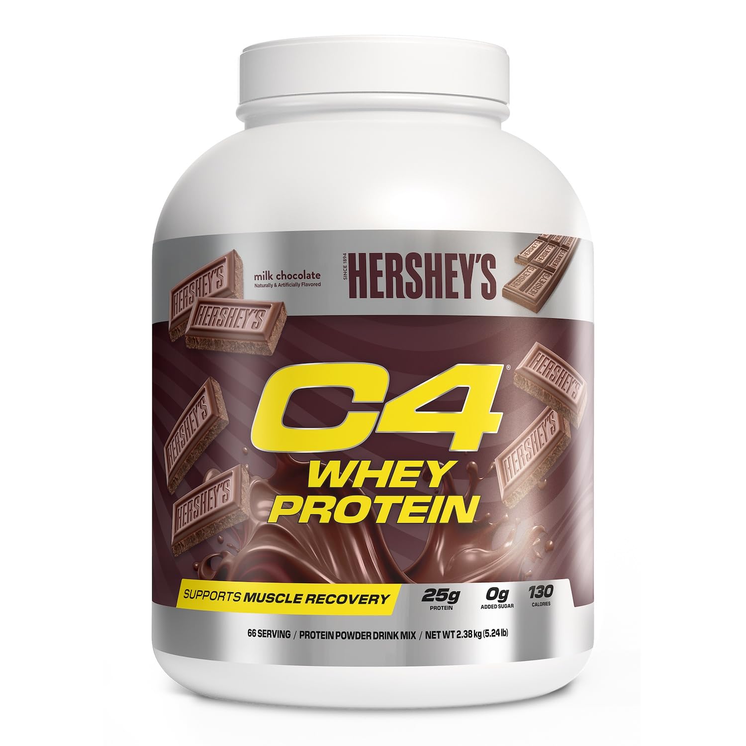 Cellucor C4 Whey Protein Powder Hershey's Chocolate, 5.2 lb, 66 Servings
