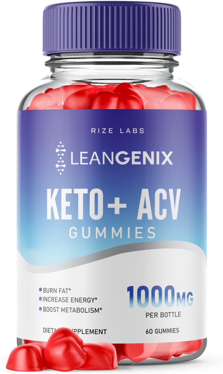 rize labs Leangenix Keto + ACV Gummies, 60 Count